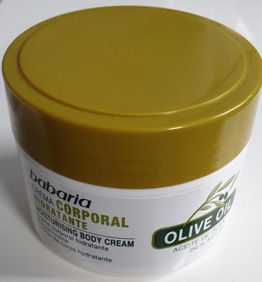 Olive oil moisturizing body cream