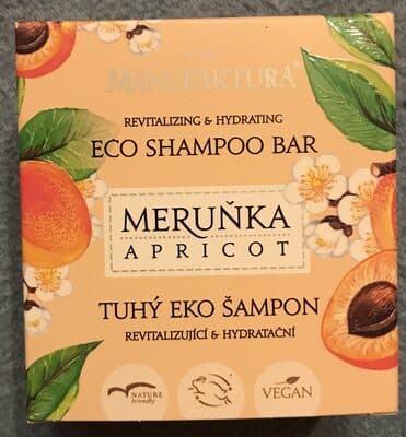 Tuhý eko šampon meruňka