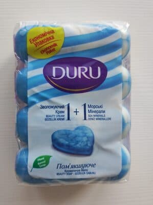 Мило DURU пом'якшуюче Зволожуючий крем + Морські мінерали