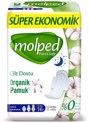 Molped Pure & Soft Süper Eko Gece 16'lı