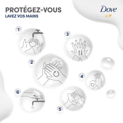 Dove Savon Lavant Antibactérien Exfoliant Doux 2x100g