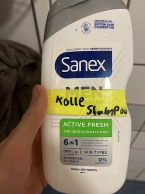 Sanex Men Skin Health 6-in-1 Active Fresh Douchegel