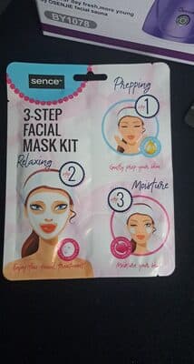 3 step facial mask kit