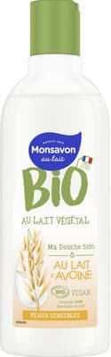 Monsavon Gel Douche certifié Bio Lait d'Avoine 300ml