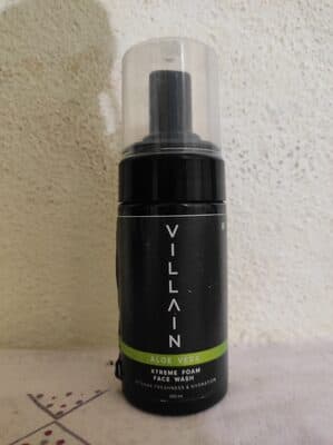 villain aloe vera foam face wash