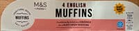 4 English Muffins