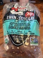 Thin-Sliced Organic Bread Sprouted Whole Grains