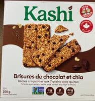 Chocolate Chip Chia 7-Grain & Quinoa bars.
Made in 🇨🇦 from domestic & impotant ingredients. Prepared for…
