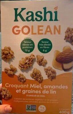 Honey Almond Flax, GO LEAN Crunch.