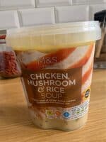 Chicken, Mushroom & Rice Soup