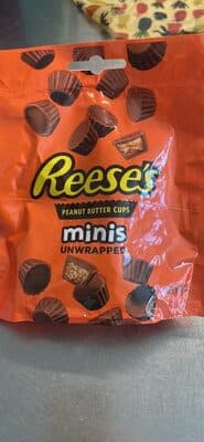 Peanut Butter Cups minis unwrapped