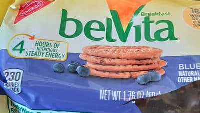 belVita Crunchy Blueberry Breakfast Biscuits