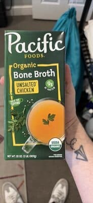 Organic Bone Broth Chicken Unsalted