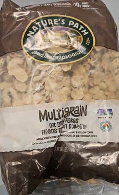 Multigrain oat bran flakes cereal