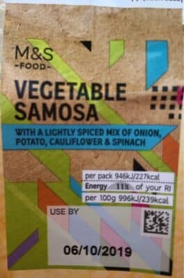 Vegetable Samosa
