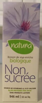 Unsweetened Organic Fortified Soy Beverage