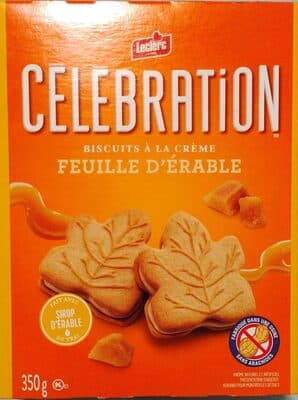 Maple Leaf Sandwich, Celebration Cookies