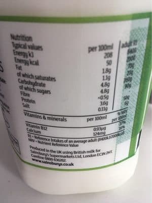 SEMI SKIMMED FRESH BRITISH MILK