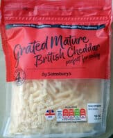 Grated mature British Cheddar