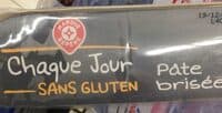 Pate brisée sans gluten