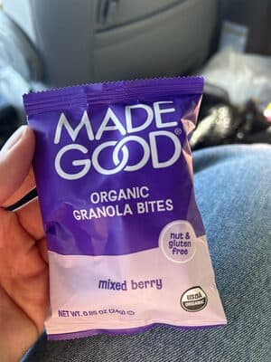 ORGANIC GRANOLA BITES mixed berry