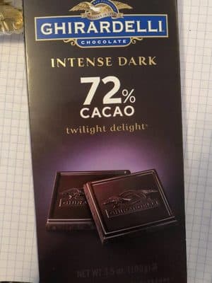 INTENSE DARK 72% CACAO DARK CHOCOLATE