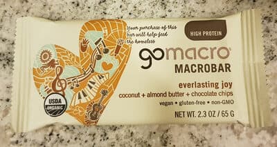 MACROBAR everlasting joy coconut + almond butter + chocolate chips