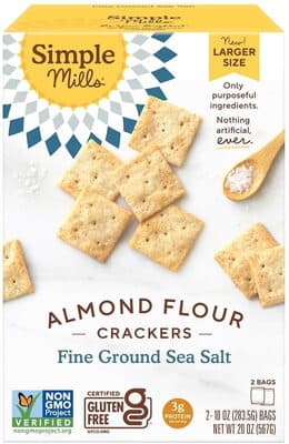 Almond Flour Crackers - Fine Ground Sea Salt