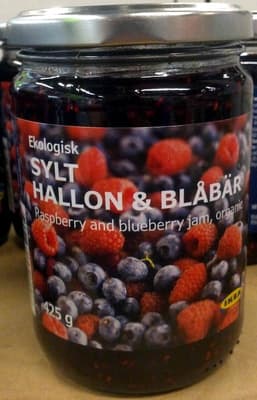 Sylt Hallon & Blåbär (Framboesa e mirtilo)