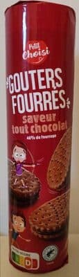 Goûters fourrés saveur chocolat