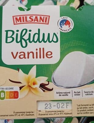 Yaourts bifidus vanille
