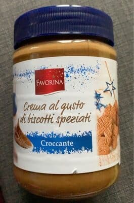 crema al gusto di biscotti speziati