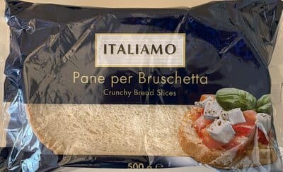 Tranches de pain pour Bruschetta