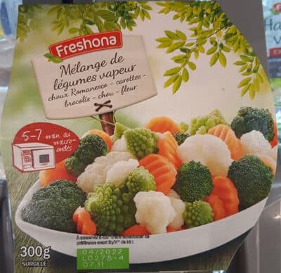 Mélange de légumes vapeur
