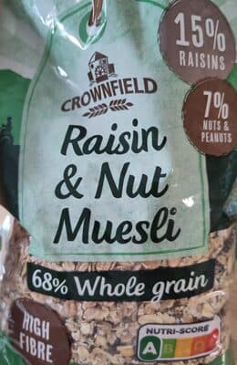 Raisin-nuts Müsli