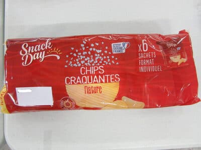 Chips ondulées salées multipack