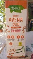 Bebida de avena calcio