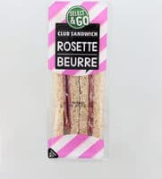 Club sandwich rosette beurre