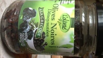Olives noires dénoyautées