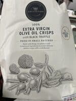 Extra Virgin Olive Oil Crisps (Black Truffle)
