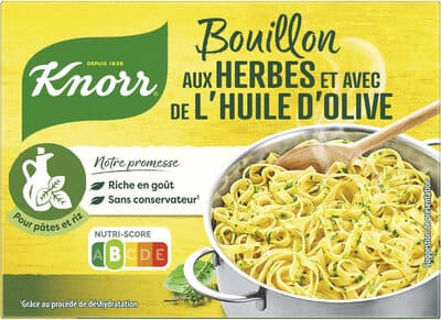 Knorr Bouillon Herbes & Huile d'Olive 15 Tablettes 150g