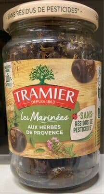 Olives noires marinées aux herbes de Provence