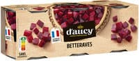 Betteraves rouges en dés d'aucy cart.3x130g