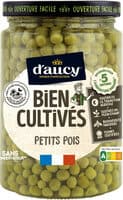 Petits pois HVE Bien cultivés d'aucy 250g