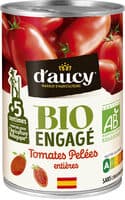 Tomates pelées Bio engagé d'aucy 235g