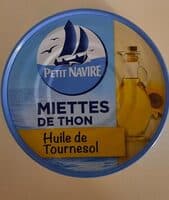 Miettes de thon à l huile de tournesol