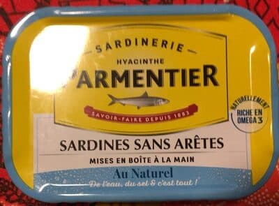 Sardines sans arêtes au naturel