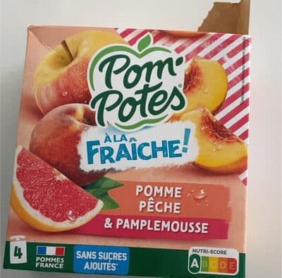 A la fraîche Pomme Pêche & Pamplemousse