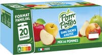 POM'POTES Compotes Gourdes Mix de Pommes 20x90g