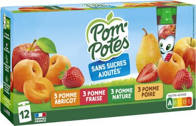 Compotes Gourdes Multi variétés 12x90g